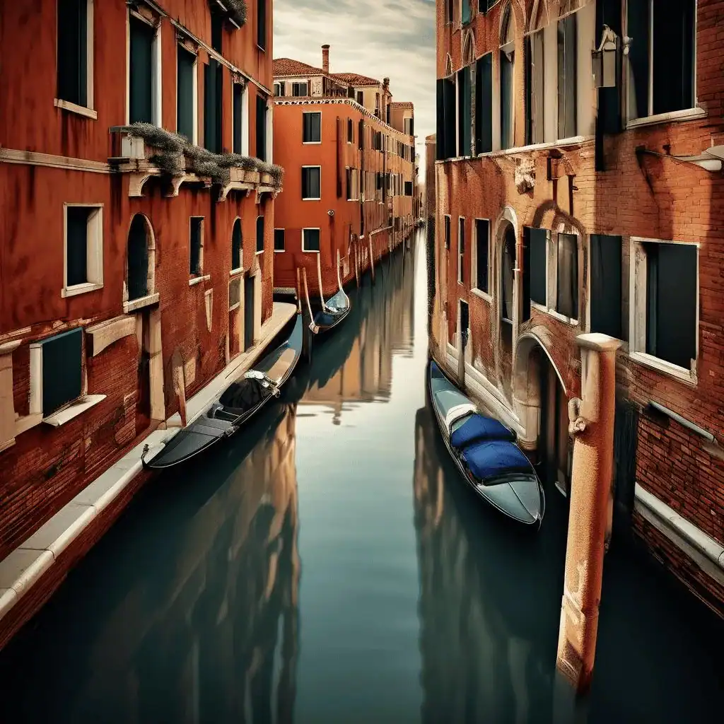 Canal in Venice – Vincenzo Caprile