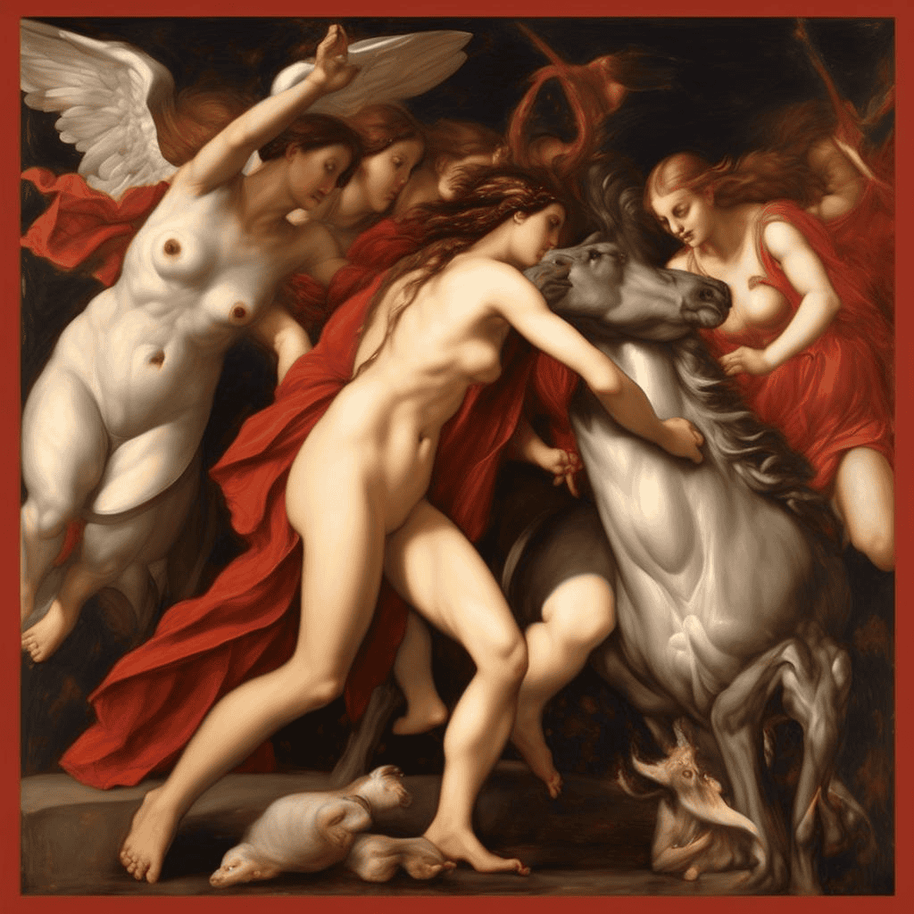 The Challenge of the Pierides – Rosso Fiorentino