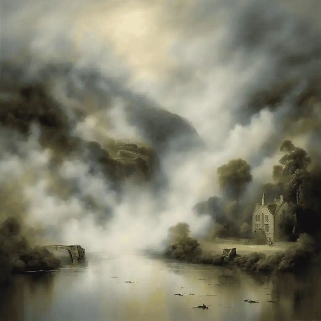 At Matlock – mist rising